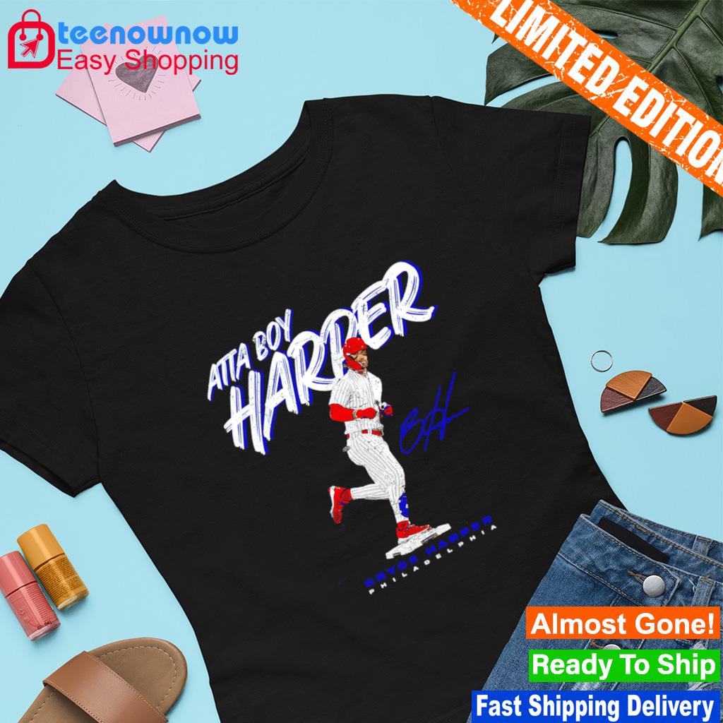 Bryce Harper: Atta-Boy Harper T-Shirt - MLBPA Licensed - BreakingT