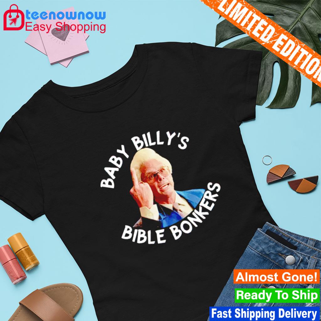 printful2 Righteous Gemstones Baby Billy's Bible Bonkers Adult Short Sleeve T-Shirt Ocean Blue / L