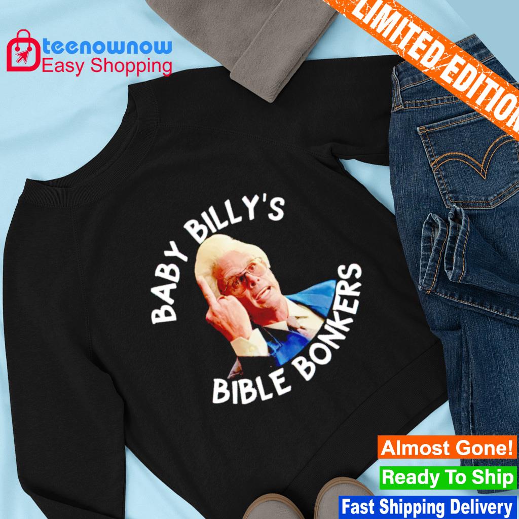 printful2 Righteous Gemstones Baby Billy's Bible Bonkers Adult Short Sleeve T-Shirt Ocean Blue / L