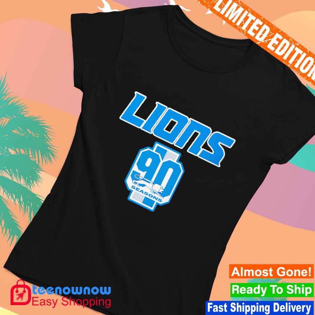 Detroit Lions Celebrate 90th Season Shirt - High-Quality Printed Brand