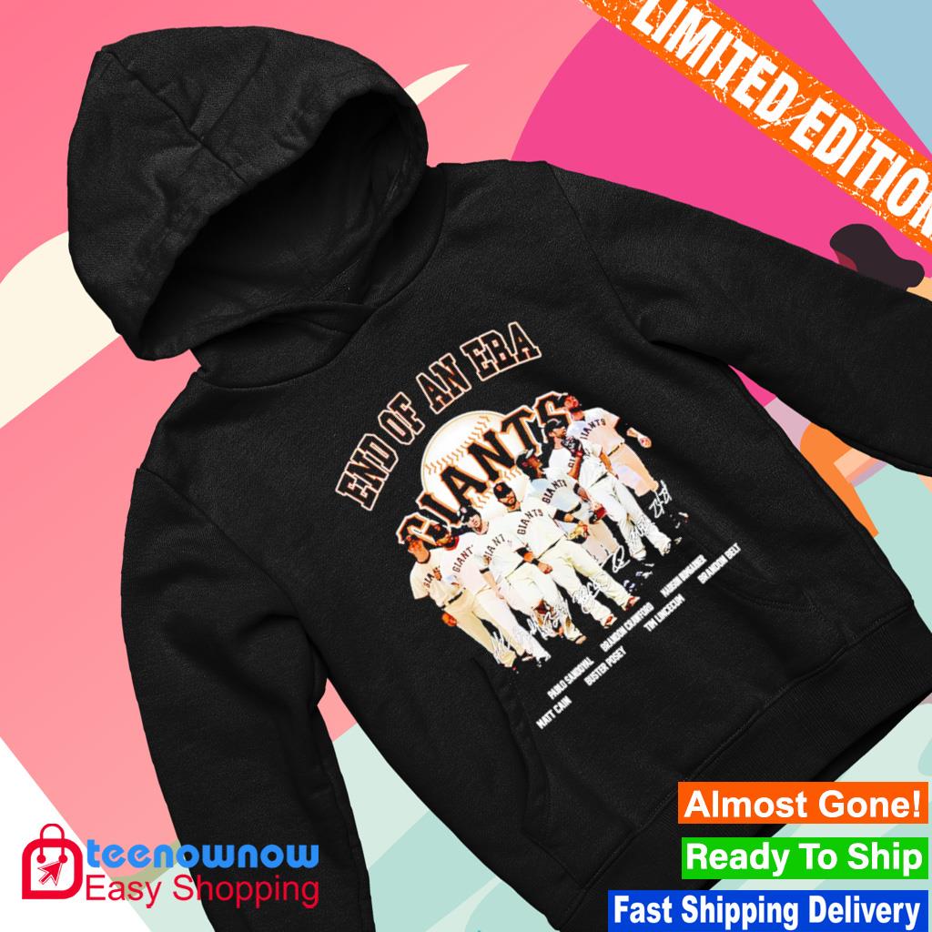 San Francisco Giants end of an era signatures shirt, hoodie, sweater, long  sleeve and tank top