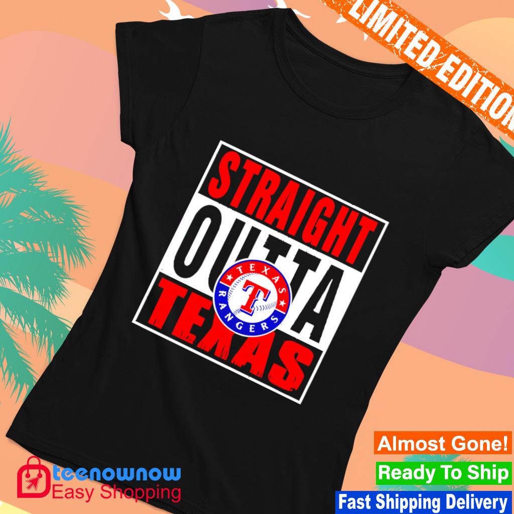 Straight Outta Texas Rangers Shirt - High-Quality Printed Brand